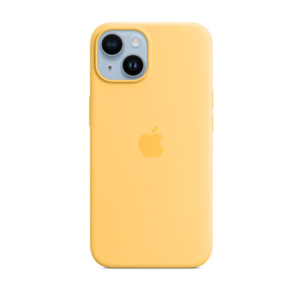 Apple iPhone 14 Plus Silicone Case with MagSafe | Sunglow Apple iPhone 14 Plus Silicone Case with MagSafe | Sunglow